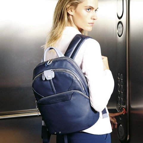 Рюкзак унисекс Piquadro Coleos CA2944OS/N чёрный натур./искуст. кожа