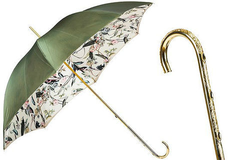 Зонт-трость Pasotti Olive Green Umbrella, Италия.