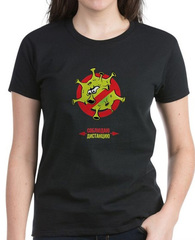 Майка коронавирус черная