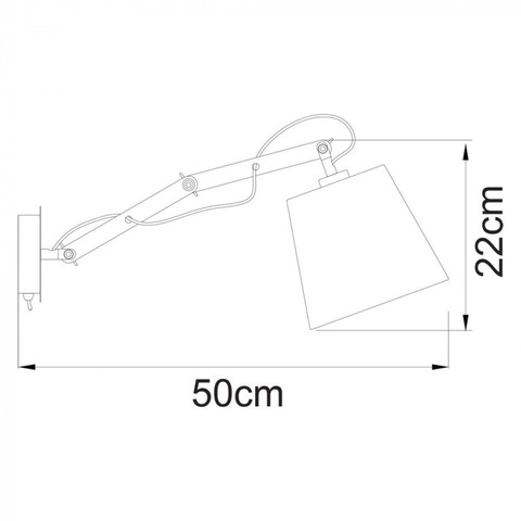 Настенный светильник Arte Lamp PINOCCHIO A5700AP-1WH