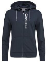 Женская теннисная куртка Head Club Greta Hoodie FZ - navy