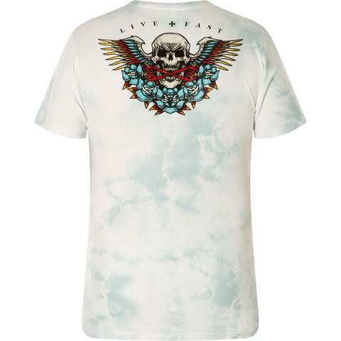 Affliction | Футболка мужская Twisted Grin White A24252 спина