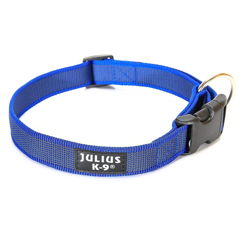 JULIUS-K9 ошейник для собак Color & Gray, сине-серый (39-65 см)