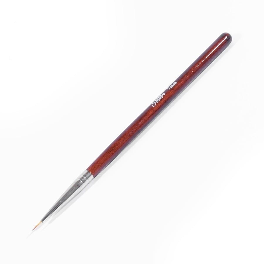 Кисть волосок 7 мм SOLINE CHARMS коричневая ручка