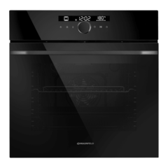 Встраиваемый духовой шкаф Maunfeld EOEH7613B Glossy, черный, с грилем, конвекция, 76 л