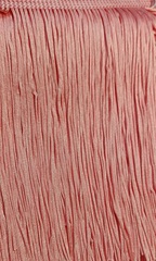 Тесьма текстиль бахрома, 15 см, персиковый