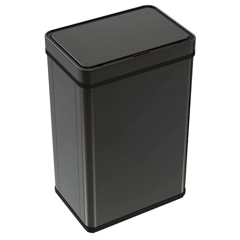 Ksitex AGB-60B Урна сенсорная (металл, черная)