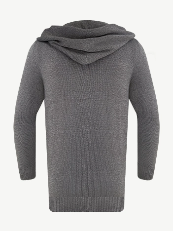 Кардиган с капюшоном из экохлопка