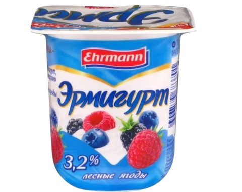 Йогуртный продукт Эрмигурт 3,2% Лесные ягоды 100г, шт