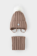 комплект  для девочки  КВ 22017/ш/бархатный беж