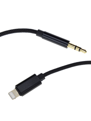 Кабель Aux Mini Jack 3,5 мм на Apple Lightning (100см)