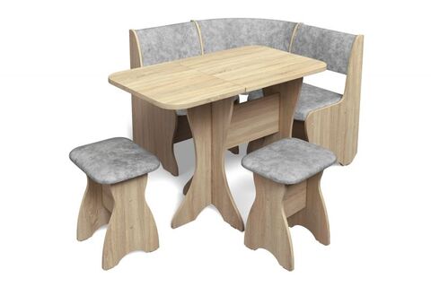 кухонный уголок ТЮЛЬПАН МИНИ (дуб сонома/серый)