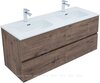 Aquanet 335685 Тумба с раковиной Алвита new 60 цв.дуб веллингтон табак (335685)