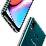 Силиконовый чехол Infinity ультратонкий для Samsung Galaxy A10S (Прозрачный)