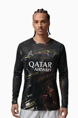 Футболка с длинными рукавами Nike PSG x Jordan 25/26 Night Edition Stadium - черный