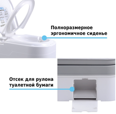 Биотуалет Lupmex 79002 24л с индикатором