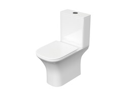 Унитаз напольный, безободковый Aquatek Оптима Т Квадро Торнадо 650x340x790