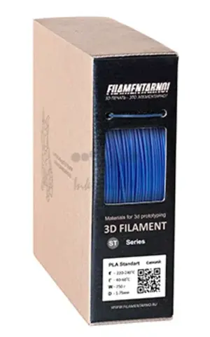 Пластик для 3Д принтера Filamentarno! PLA+ Standart синий 750 г, 1.75 мм