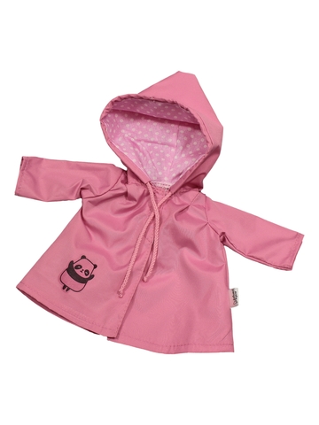 Плащ с аппликацией - Розовый. Одежда для кукол, пупсов и мягких игрушек.
