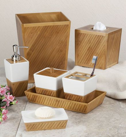 Ведро для мусора Creative Bath Spa Bamboo