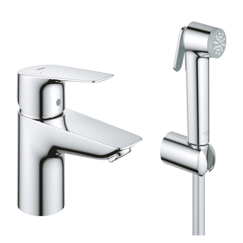 Смеситель для раковины с гигиеническим душем Grohe BauEdge 23757001