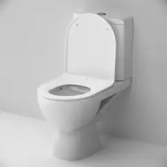 Унитаз напольный безободковый с сиденьем микролифт AM.PM Gem - C908600SC