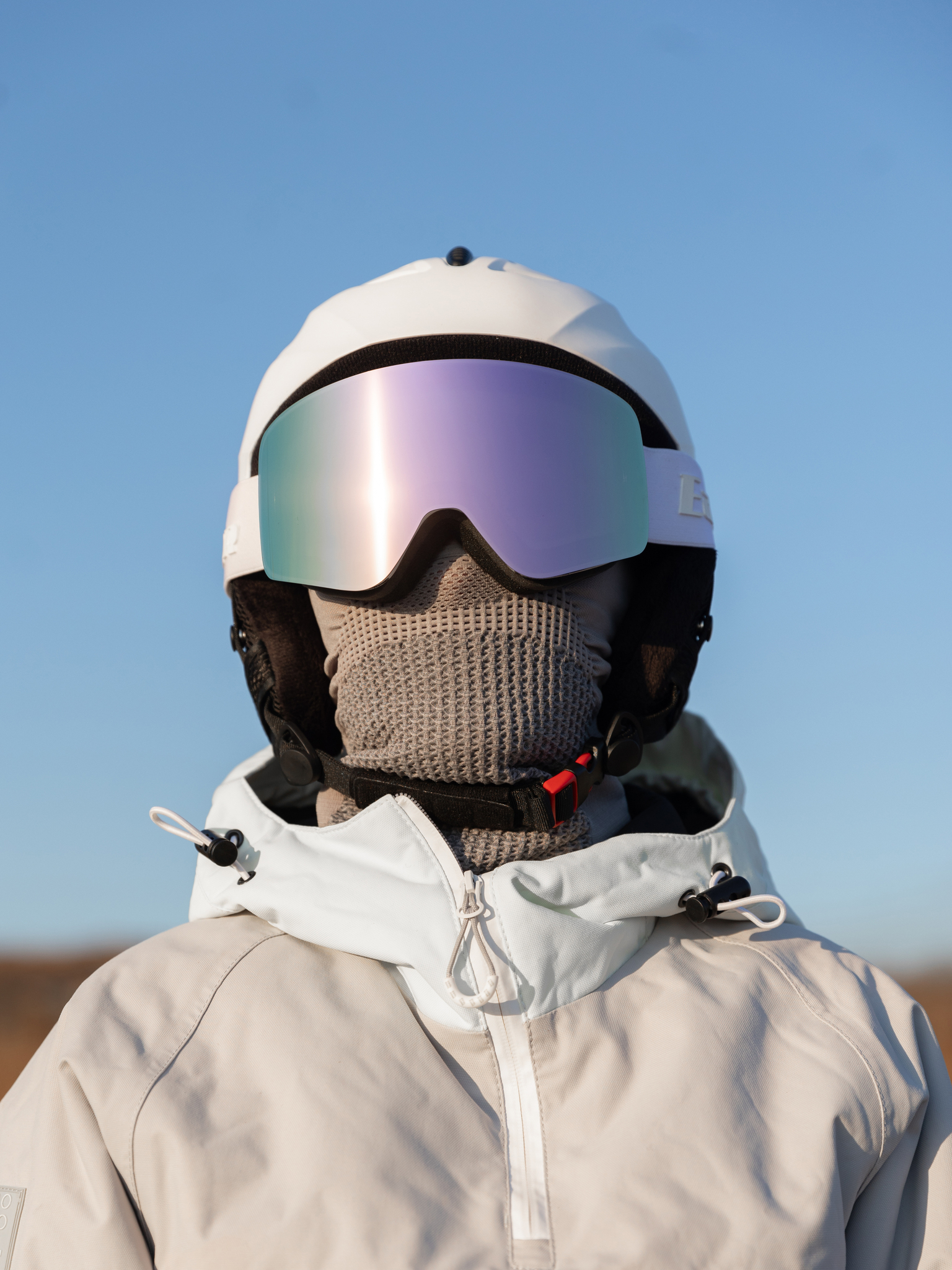 Маска горнолыжная EasyRider WHITE цвет серый