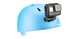 Крепления на шлем GoPro Helmet Front + Side Mount (AHFSM-001) на шлеме спереди с камерой