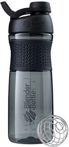 Картинка шейкер Blender Bottle sportmixer tritan twist cap 828 Black - 1