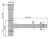 Сифон для раковины Alcaplast A402