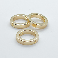 Коннектор-рамка Круг, цвет золото, размер 14 мм, внутренний диаметр 10 мм, цена за 1 шт