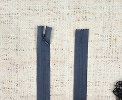 Молния спираль потайная Т3, 50 см, серый