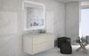 Cezares 50214 Раковина из искусственного мрамора, чаша справа 50214 Bianco opaco, 106x46x1,6