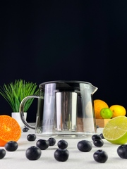 Чайник заварочный с фильтром колбой для чая, 1,5 литра