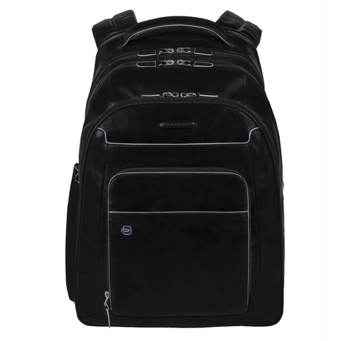 Рюкзак унисекс Piquadro Blue Square CA1813B2/N чёрный натур.кожа
