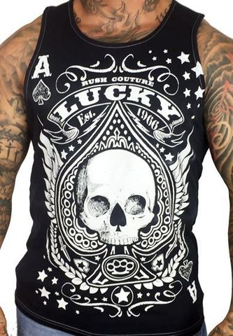 Rush Couture | Майка мужская Lucky Ace RC014 перед
