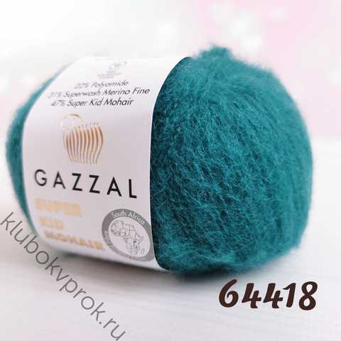 GAZZAL SUPER KID MOHAIR 64418, Петроль