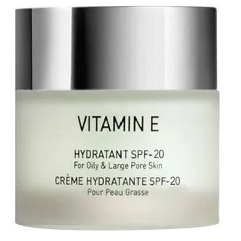 GIGI Vitamin E: Крем увлажняющий для жирной и с расширенными порами кожи лица SPF20 (Hydratant SPF 20 for oily & large pore skin)