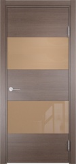 Межкомнатная дверь Турин 13 / Цвет Дуб фремонт вералинга / Стекло "Лакобель" / Двери Верда