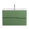 Cezares DUET-N-1200-2C-SO-PS-P DUET-N База под раковину подвесная с двумя выкатными ящиками, Фисташковый Софт, 1200x457x500