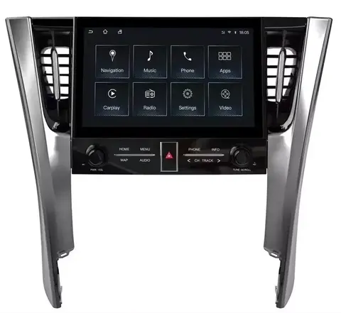 Магнитола Toyota Alphard (2015-2019) Android 12 8/128GB QLED DSP 4G модель ZH-T1101H