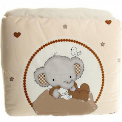 Комплект в кроватку "Слоник Боня" (зеленый)