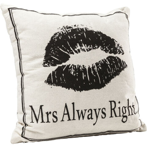 Подушка Mrs Always Right, коллекция 