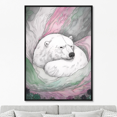ArtNoMore - Репродукция картины на холсте Under the Northern lights, No 2, 2024г.