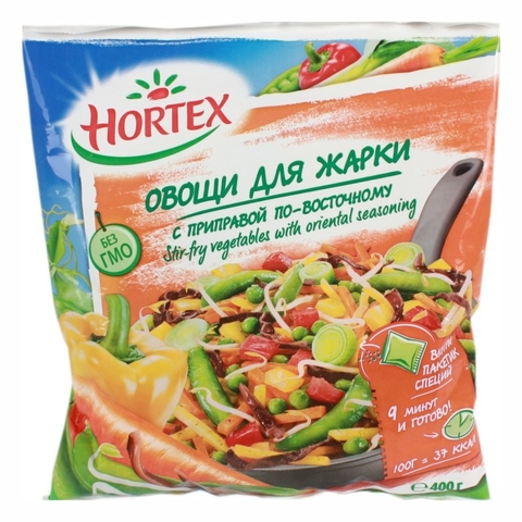 Смесь овощная HORTEX д/жарки По-восточному с/м 400 гр ПОЛЬША