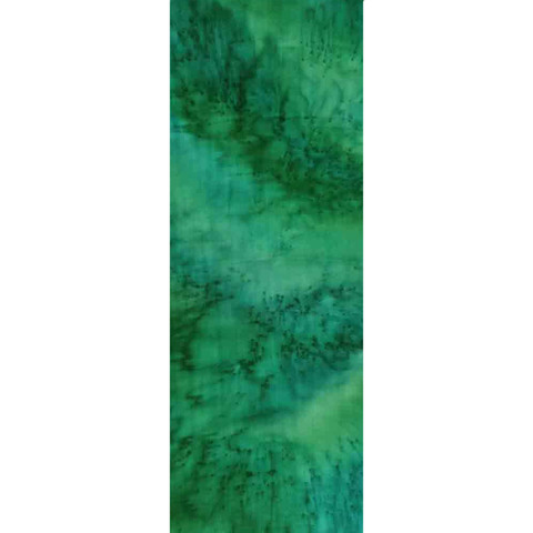 Палантин батик Зеленый - соль  200x65 см