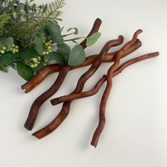 Ствол корелиус, ветка декоративная натуральная для топиария и композиций, коричневая, 30 см., набор 5 шт.