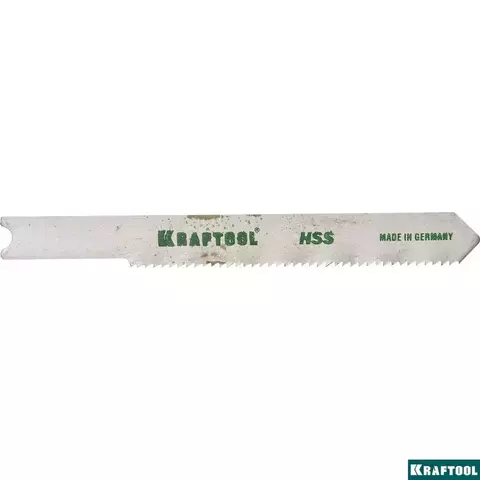 KRAFTOOL T218A, EU-хвост., по металлу HSS, фигурныйрез,шаг 1.2мм, 50мм, 2шт., Полотна для лобзика (159553-1,2)