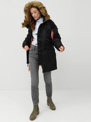Парка Alpha Industries N-3B W Black (Черная)