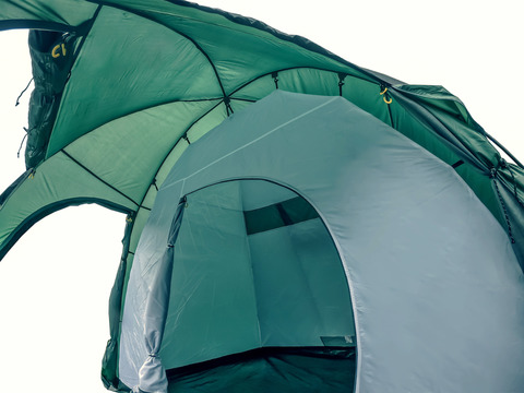 Картинка палатка кемпинговая Talberg bigless 3 зелёный - 8
